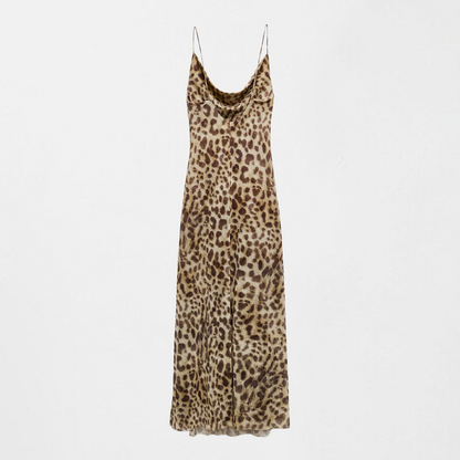 Leopard Print Tulle Dress