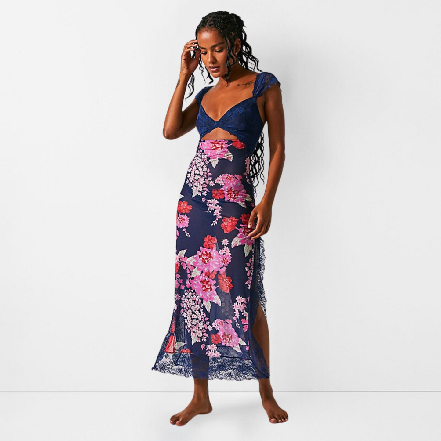 Floral Maxi Slip Dress