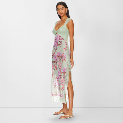 Floral Maxi Slip Dress